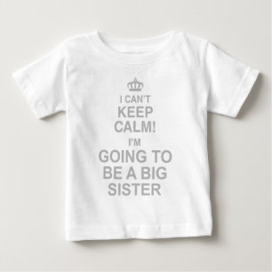 T-shirts Não Posso Ficar Calmo Vou Ser Irmã