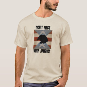 T-shirts Não se meta com a Águia Americana