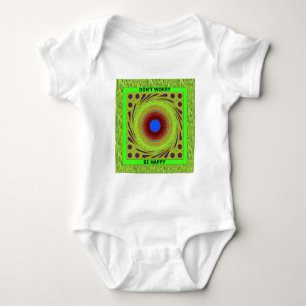 T-shirts Não se preocupe seja Impressão de arte feliz