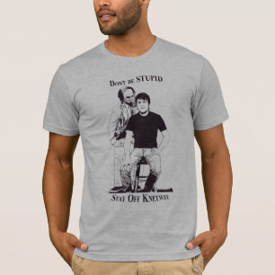 T-shirts Não seja estúpido