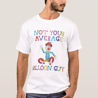 T-shirts Não seu palhaço médio do balão da cara do balão