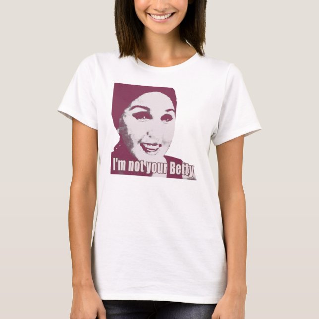 T-shirts Não Sua Betty Sweet (Frente)