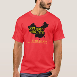 T-shirts Não suje com China