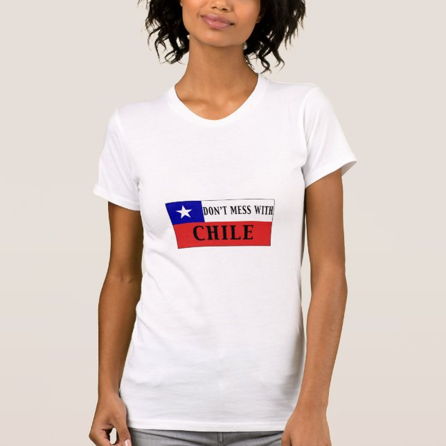 T-SHIRTS NÃO SUJE COM O CHILE (Frente)