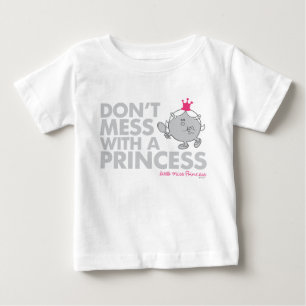 T-shirts Não suje com senhorita pequena princesa
