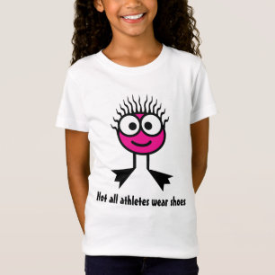 T-shirts Não todos os calçados do desgaste dos atletas -