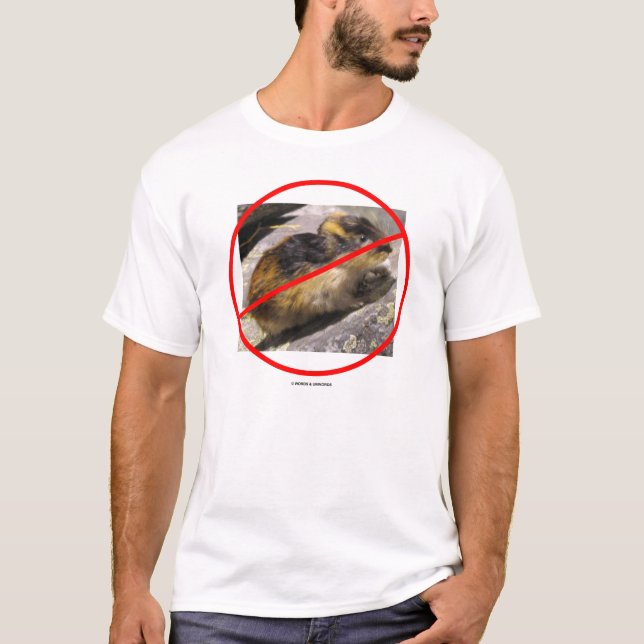 T-shirts Não um Lemming (humor do Lemming) (Frente)