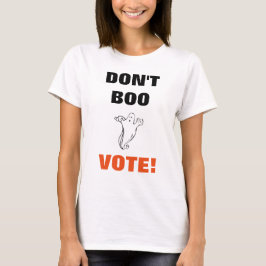 T-shirts Não votem no Boo! - 1 Camisa-T feminina