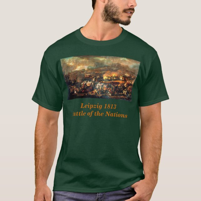 T-shirts Napoleon Leipzig 1813 (Frente)