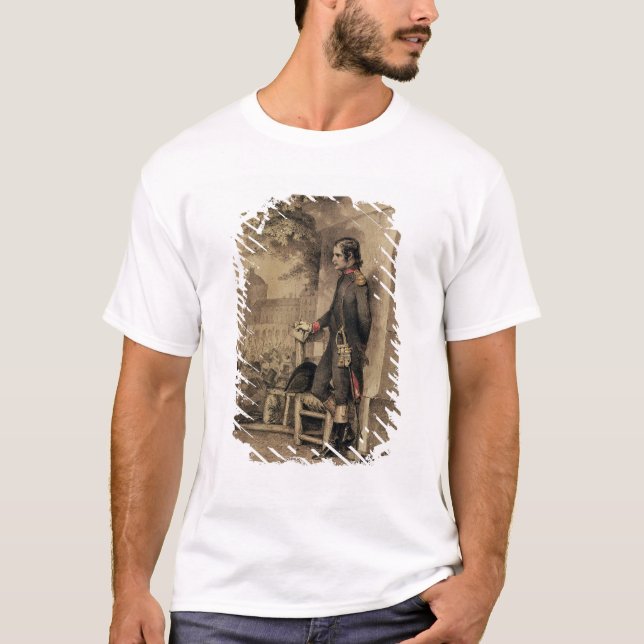 T-shirts Napoleon mim no cerco do Tuileries (Frente)