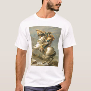 T-shirts Napoleon que cruza os cumes no St Bernard