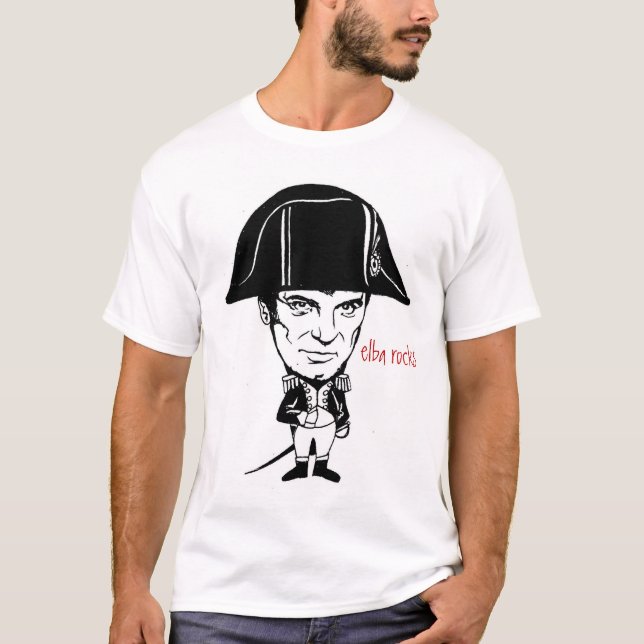 T-shirts Napoleon -- ROCHAS DA ILHA DE ELBA (Frente)