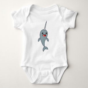 T-shirts Narwhal feliz