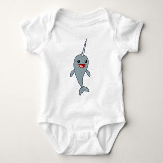 T-shirts Narwhal feliz