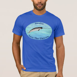 T-shirts Narwhal - Salvar o Unicórnio