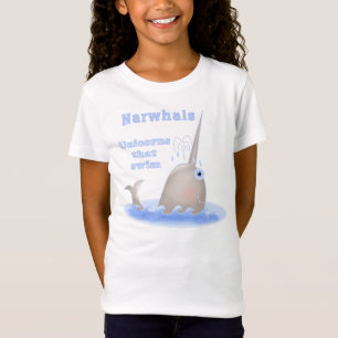 T-shirts Narwhal Unicorn