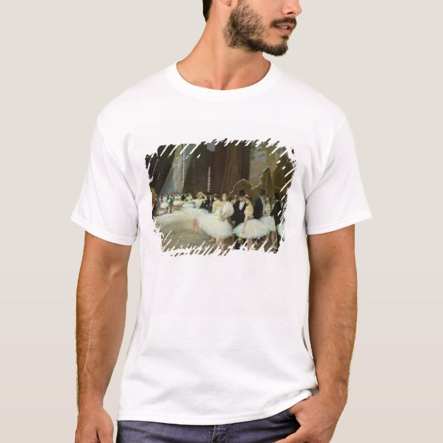 T-shirts Nas asas no teatro da ópera, 1889 (Frente)