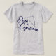 T-shirts "Nascer a Capricórnio" Roupa tipográfico zodiac (Frente do Design)