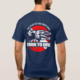 T-shirts Nascer a mergulhar (Barracuda)