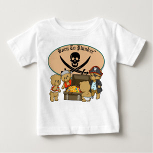 T-shirts Nascer à pilhagem - piratas & tesouro do urso de