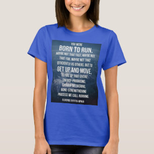 T-shirts Nascer a ser executado - Motivação do Workout
