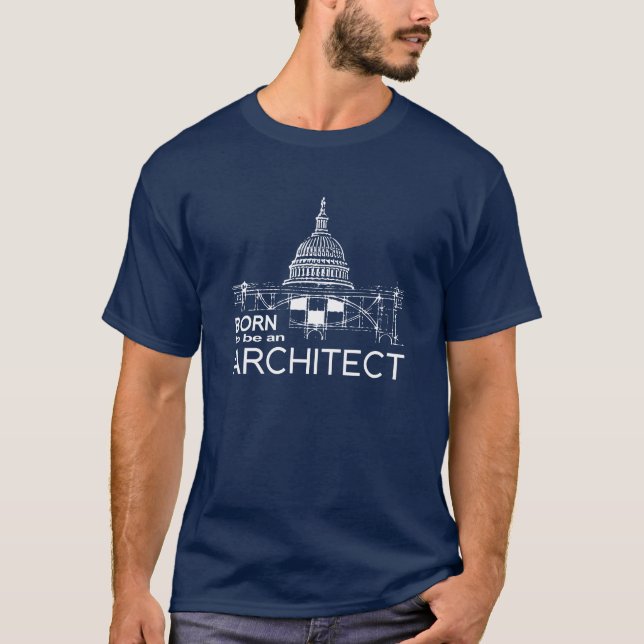 T-shirts Nascer de ser arquiteto (Frente)