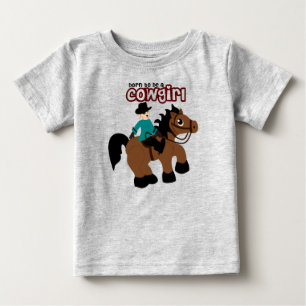 T-shirts Nascer de ser uma Cowgirl
