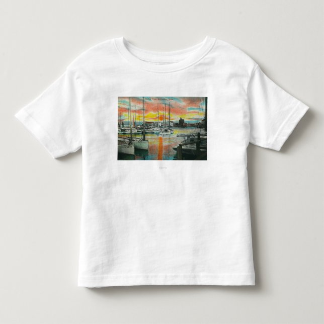 T-shirts Nascer do sol no porto (Frente)