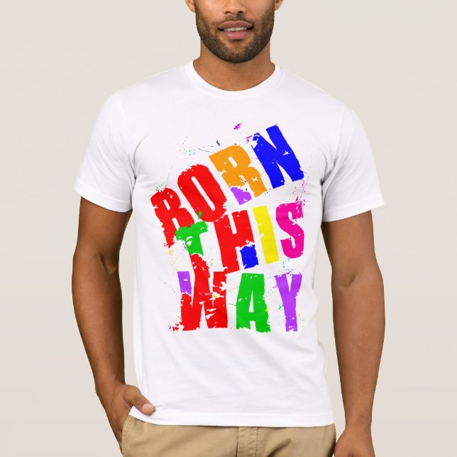 T-SHIRTS NASCER ESTA MANEIRA (Frente)