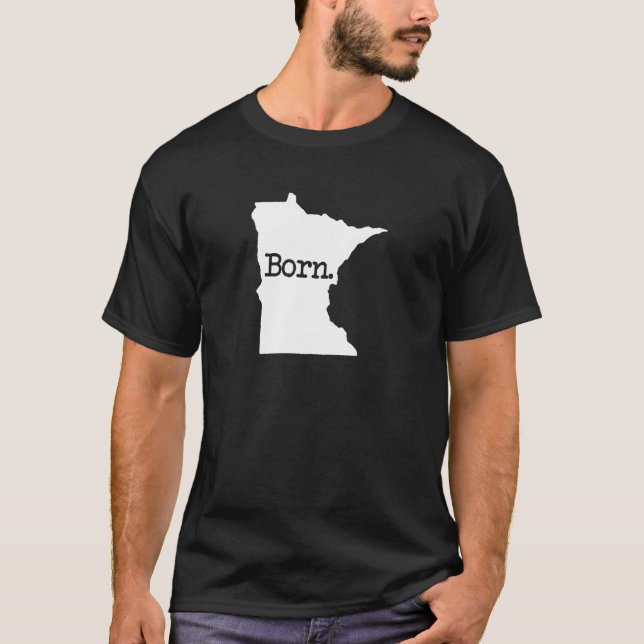 T-shirts Nascer Minnesota MN (Frente)
