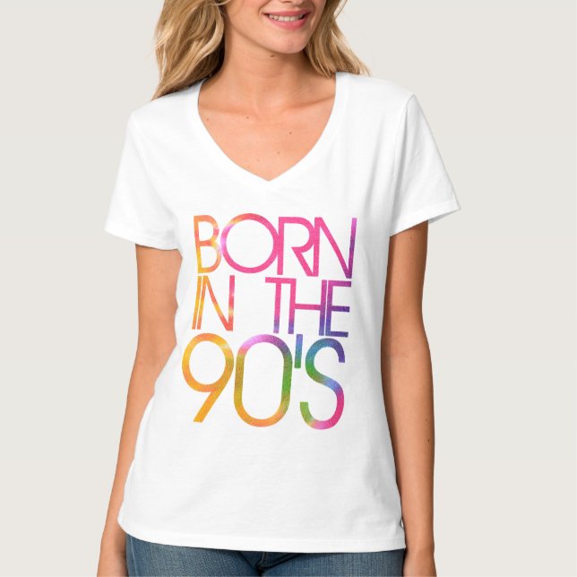 T-shirts Nascer nos anos 90 (Frente)