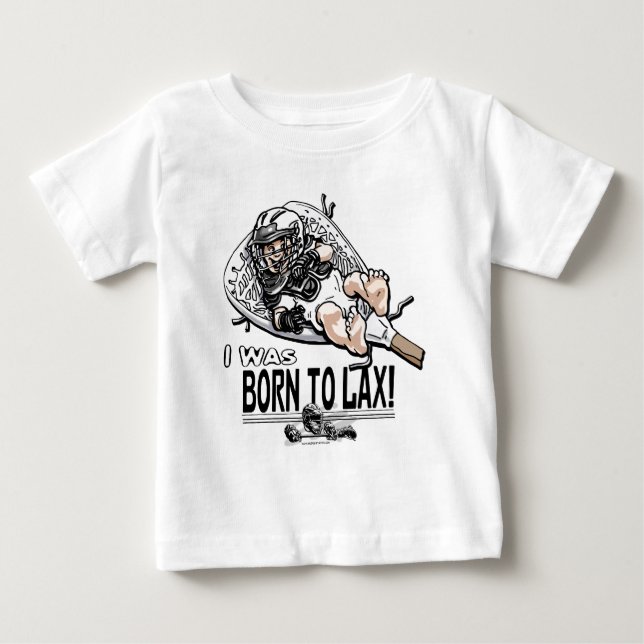 T-shirts Nascer para LaX Lacrosse Gear (Frente)