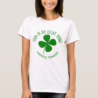 T-shirts Nashville Raglan Sweatshirt de mulheres sortudas