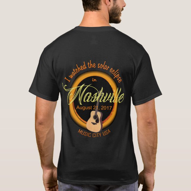 T-shirts Nashville Solar Eclipse Shirt (Verso)