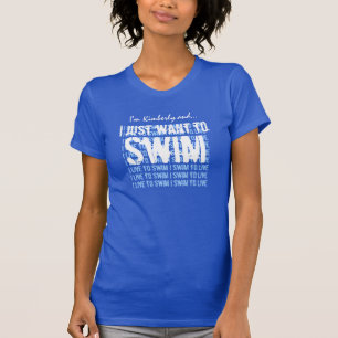 T-shirts NATAÇÃO eu vivo para nadar