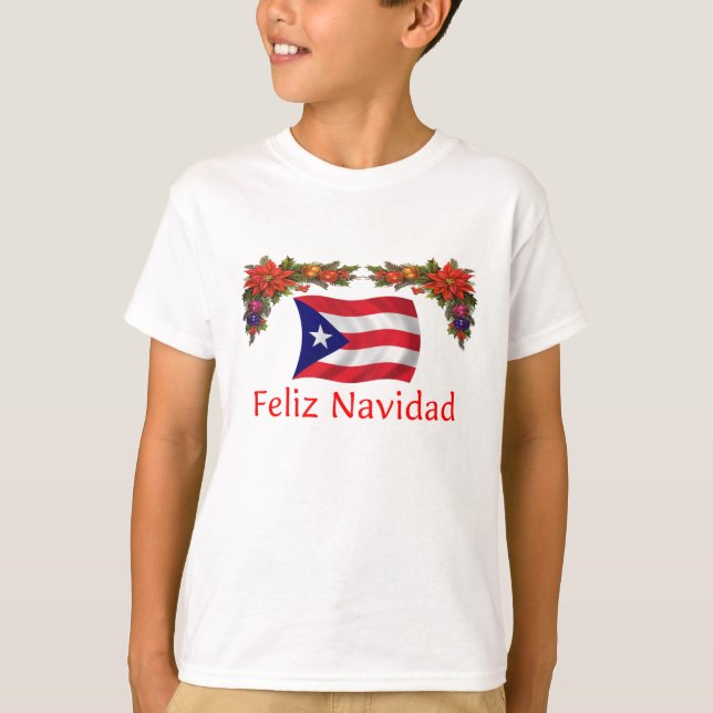 T-shirts Natal de Puerto Rico (Frente)