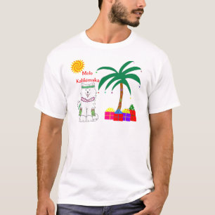T-shirts Natal do Hawaiian do Samoyed
