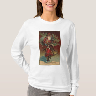 T-shirts Natal GreetingSanta com presentes # 2