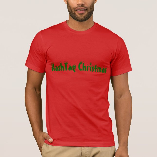 T-shirts Natal HashTag (Frente)