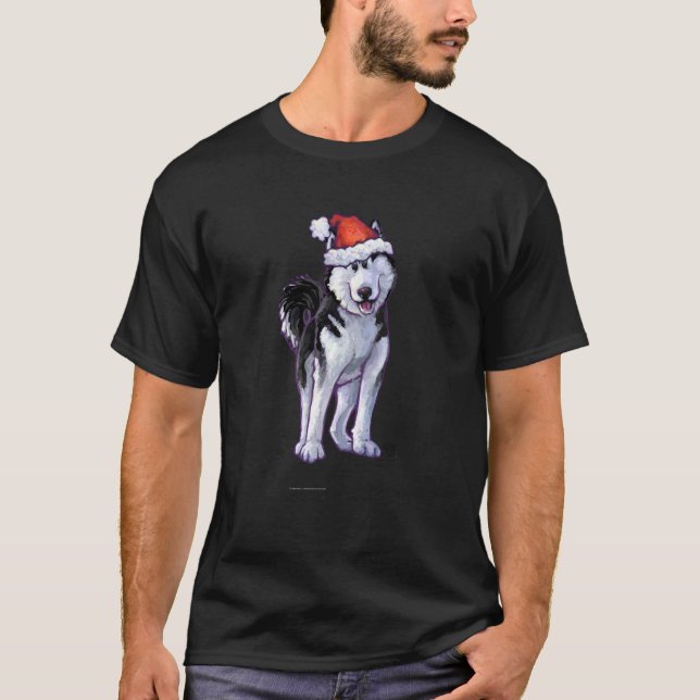 T-shirts Natal Husky (Frente)