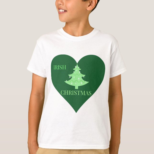 T-shirts Natal irlandês (Frente)