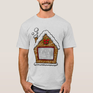 T-shirts Natal personalizado da casa do biscoito