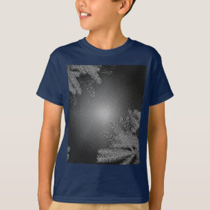 T-shirts Natal Poinsettia Black E Cinza IV