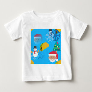 T-shirts natal taco emoji