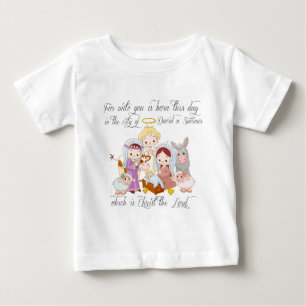 T-shirts Natividade de Jesus do bebê