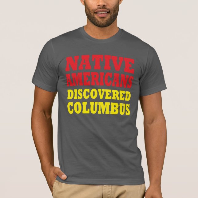 T-shirts Nativo americano. (Frente)