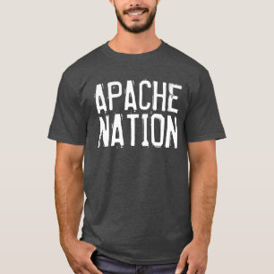 T-SHIRTS NATIVOS AMERICANOS, NAÇÃO DE APACHE