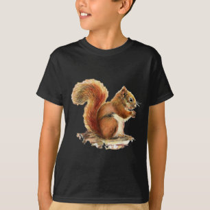 T-shirts Natureza Animal do Esquilo Vermelho Cujo Cachorro 
