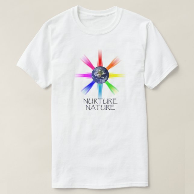 T-shirts Natureza da nutrição (Frente do Design)