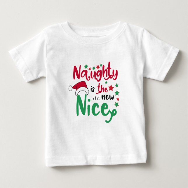 T-shirts Naughty é o novo bom Natal (Frente)